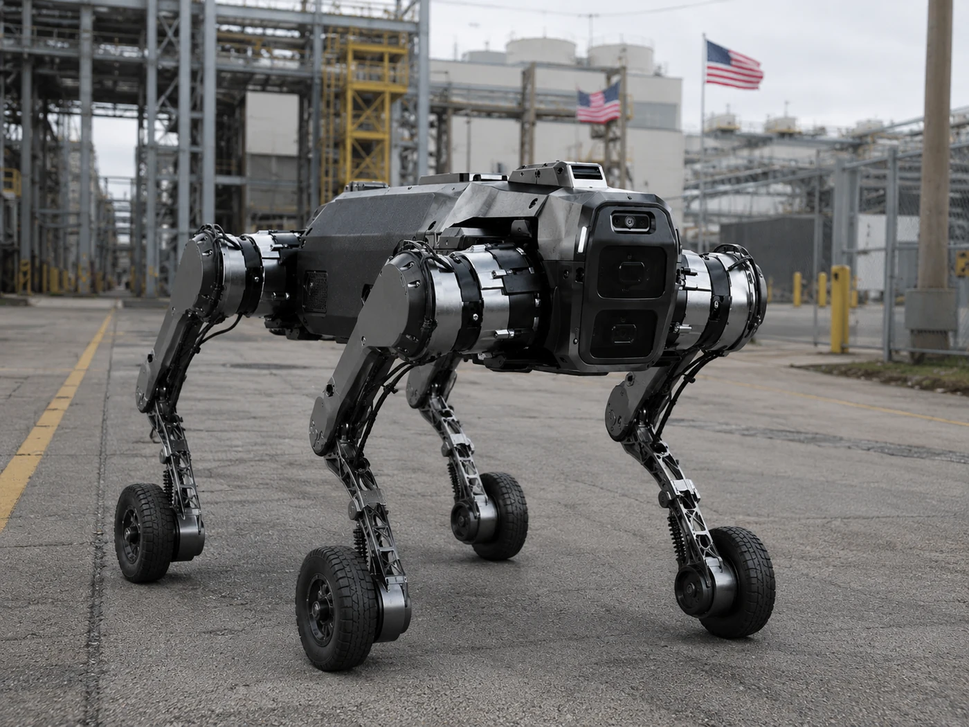 Kinatric D2W Pro quadruped concept for demanding deployments