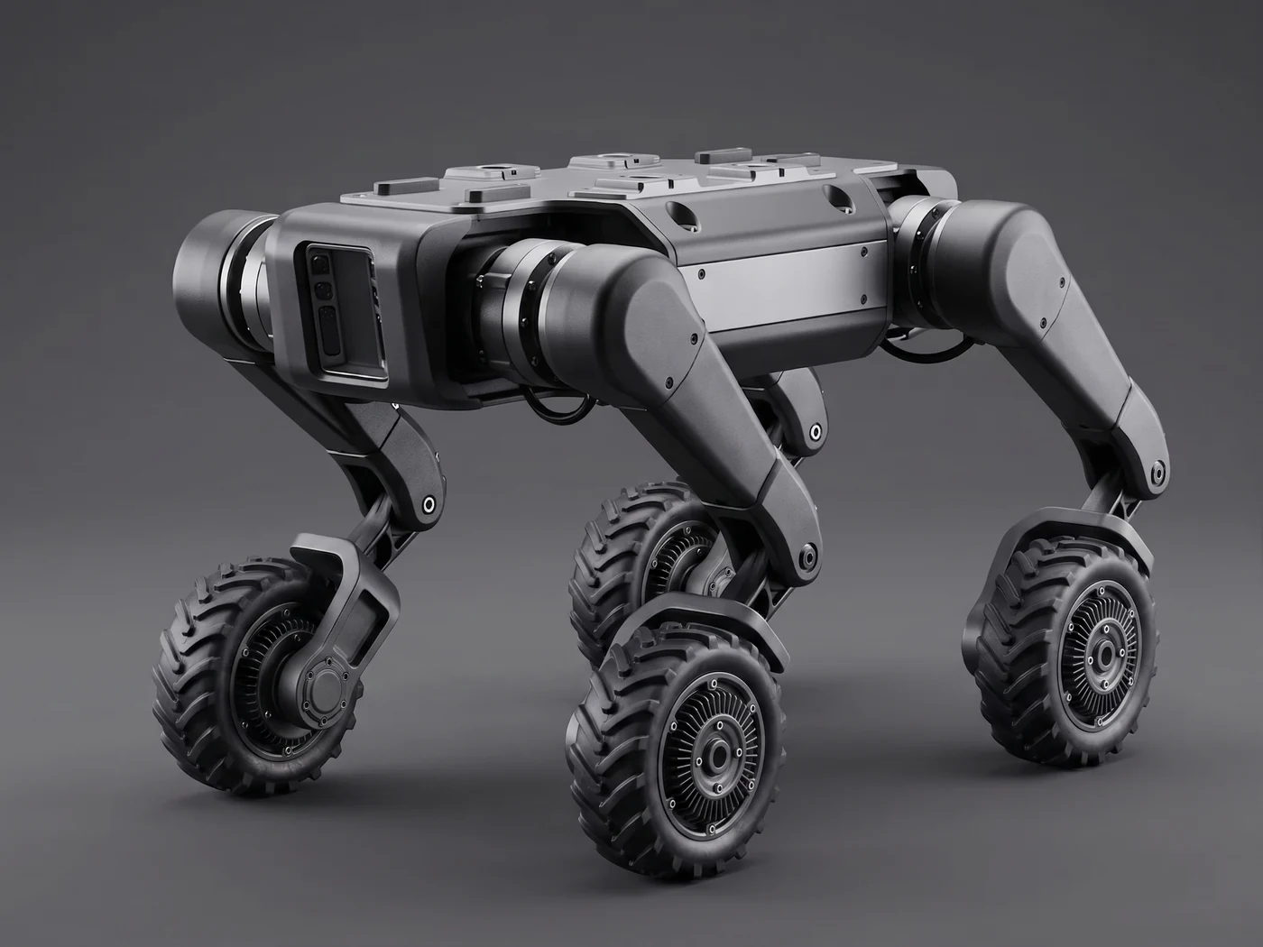Kinatric D2W wheeled quadruped concept